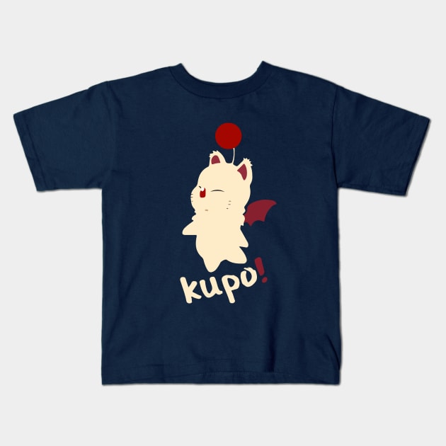 Moogle Kids T-Shirt by degdesign